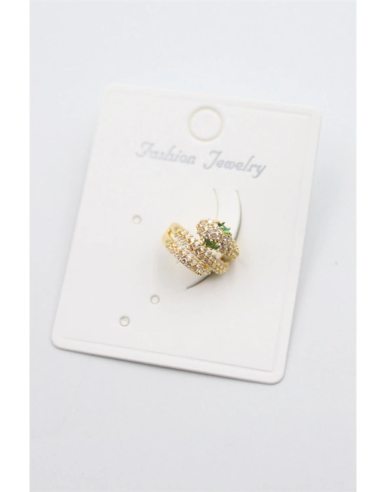 Yılan Kıkırdak Küpe - Altın