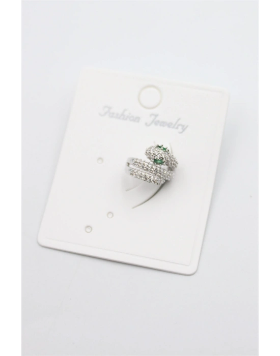 Yılan Kıkırdak Küpe - Gümüş