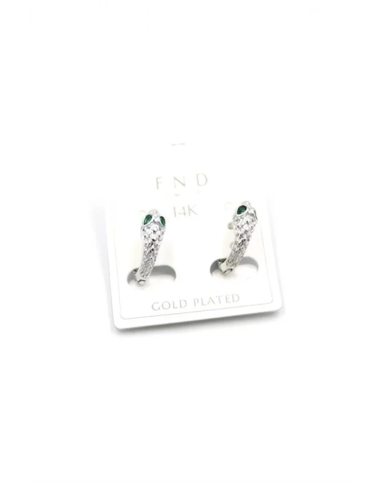 Yılan Küpe - Gümüş