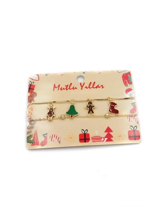 Yılbaşı Bileklik - Altın