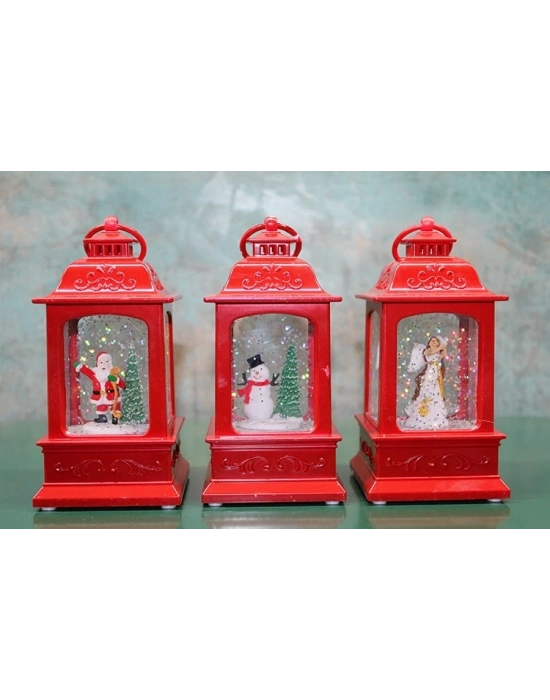 Yılbaşı Temalı Işıklı Müzikli Kar Küresi Alk3222