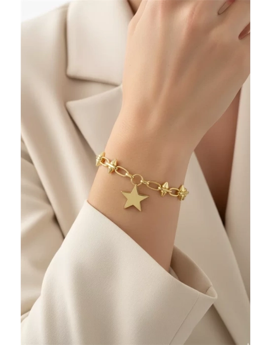 Yıldız Bileklik - Altın