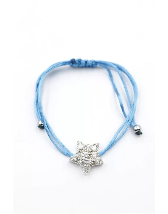 Yıldız İp Bileklik - Turkuaz