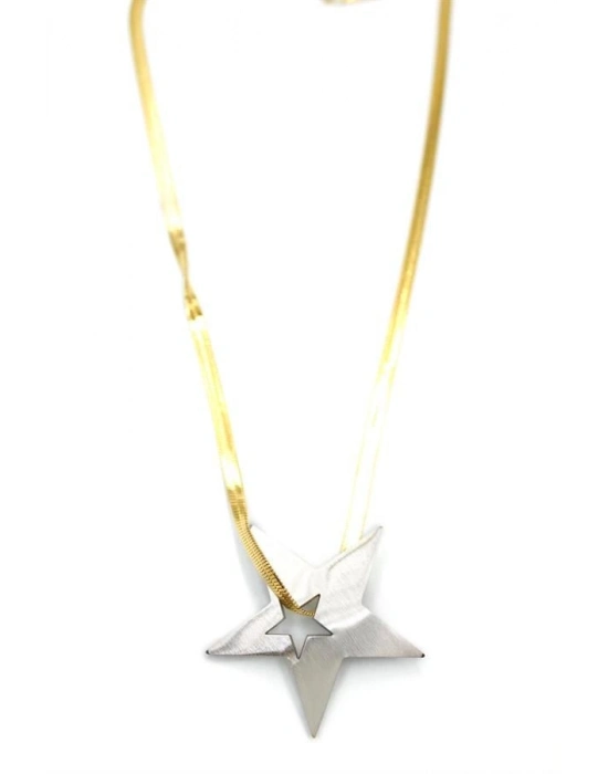 Yıldız Kolye - Gümüş