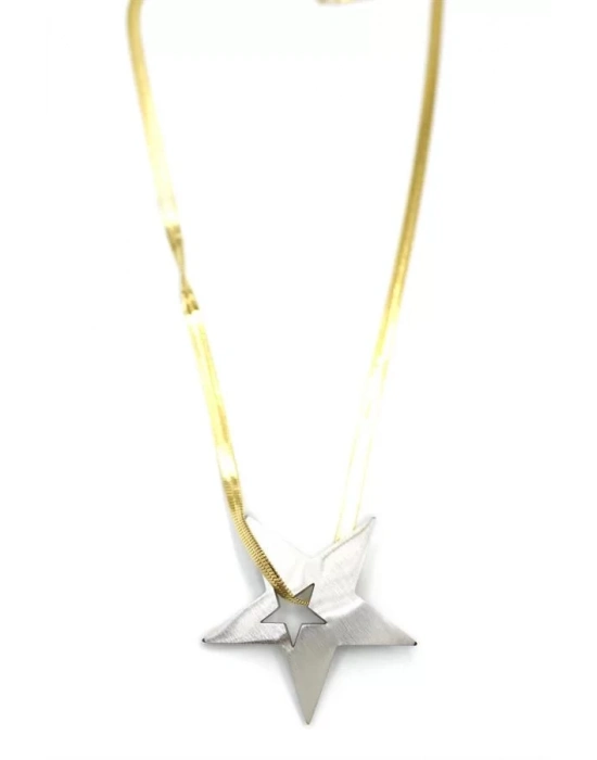 Yıldız Kolye - Gümüş
