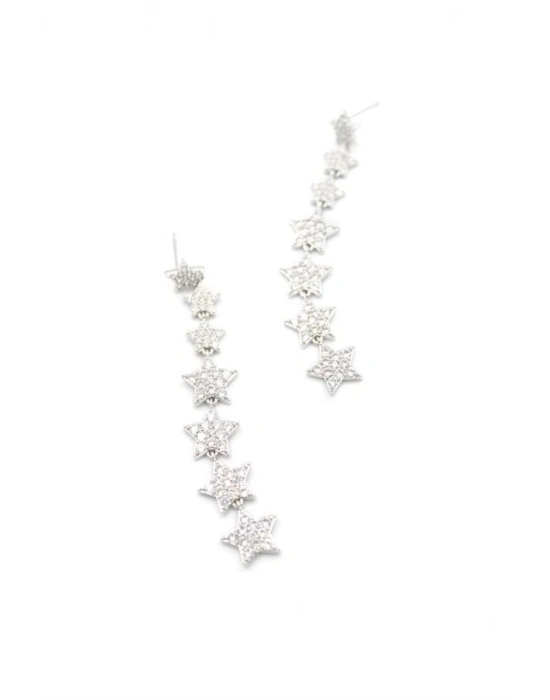 Yıldız Küpe - Gümüş