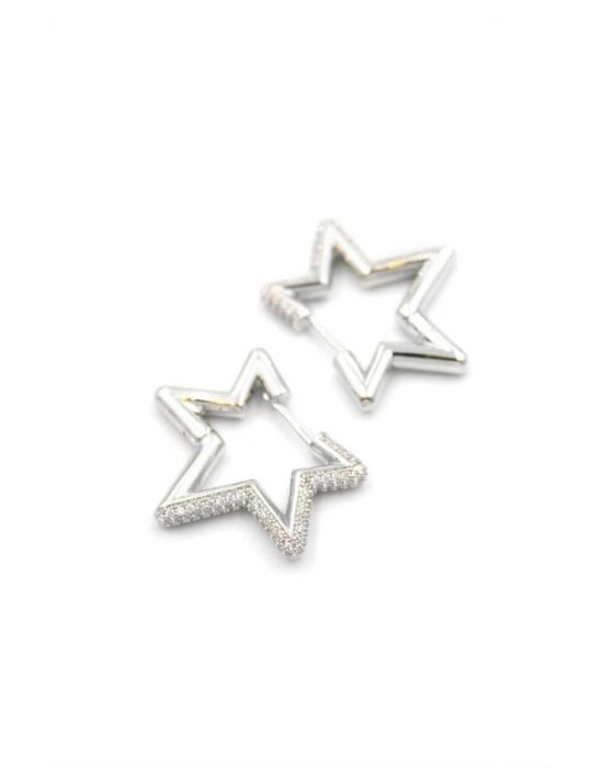 Yıldız Küpe - Gümüş