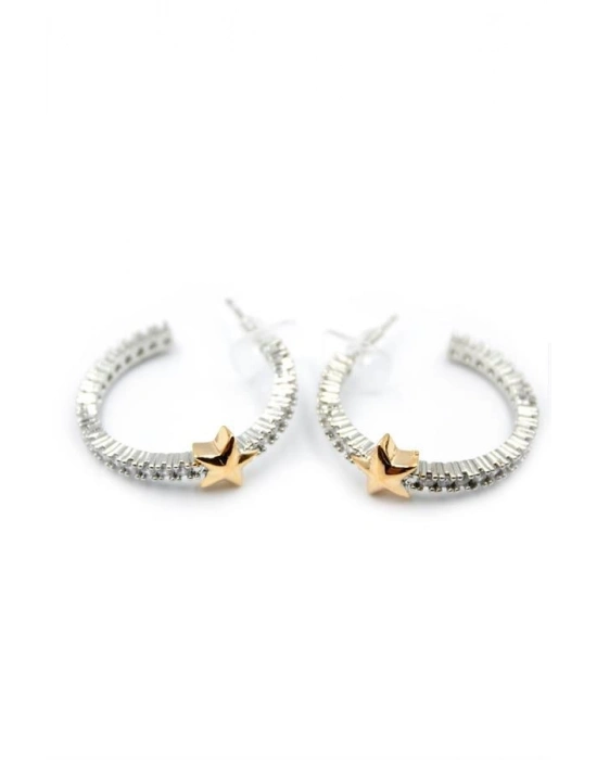 Yıldız Küpe - Gümüş