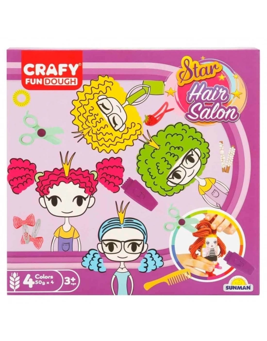 Yıldızlar Salonu Oyun Hamur Seti 200 gr 11 Parça