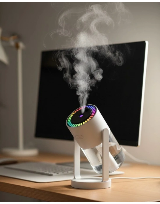 ® Yıldızlı Projektör Hava Nemlendirici Ultrasonik Buhar ve RGB Işık