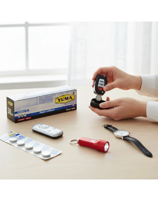 Ym-9 Cr-2032 Para Pil Lityum 3v 5li Kart