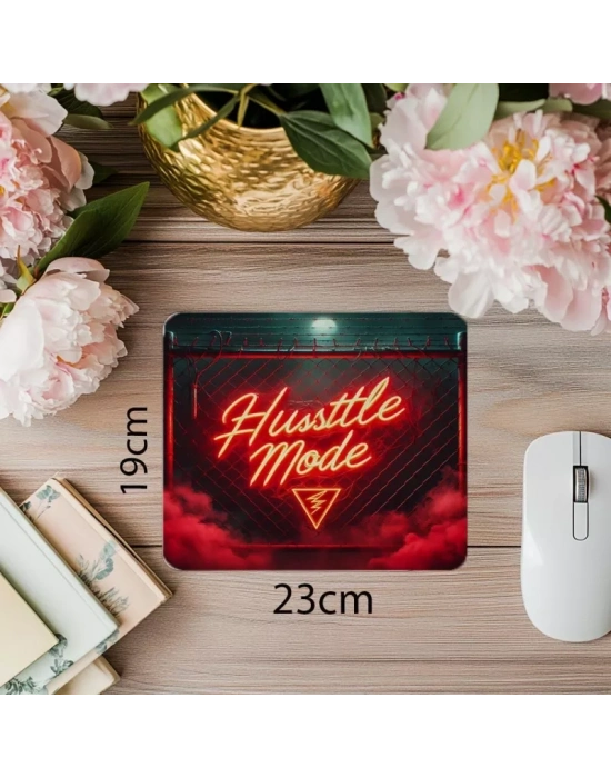 Yoğun Çalışma Ruhlu Neon Mouse Pad - 19x23 cm 2 mm Dikdörtgen İthal Baskılı Mouse Pad