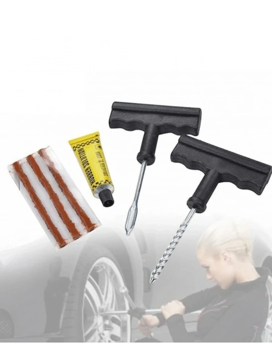 ® Yolda Kalmaya Son Veren 6 Parça Profesyonel Lastik Tamir Kiti Seti