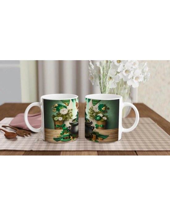 Yonca Kolyeli Chihuahua Temalı Baskılı Kupa Bardak