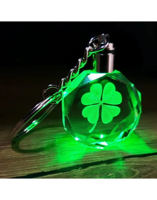 Yonca Tasarımlı Renk Değiştiren Anahtarlık