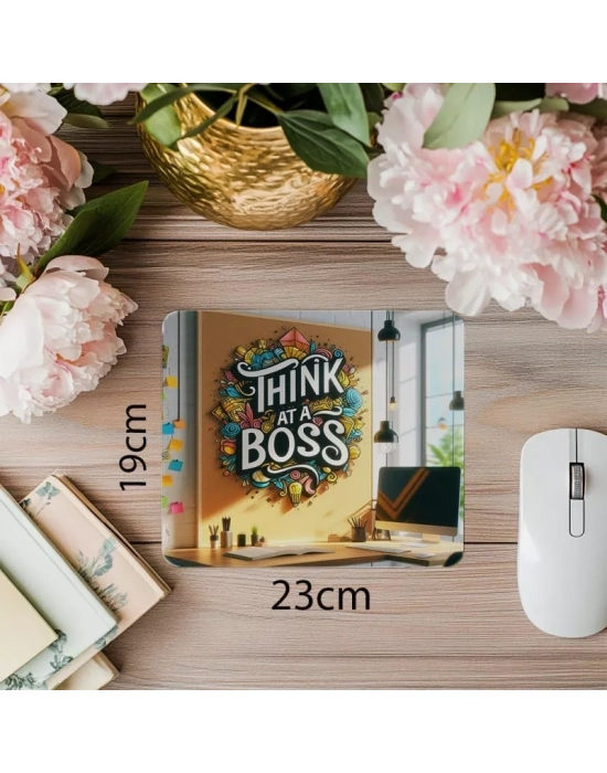 Yönetici Zihniyeti Mouse Pad – Canlı Renkli - 19x23 cm 2 mm Dikdörtgen İthal Baskılı Mouse Pad