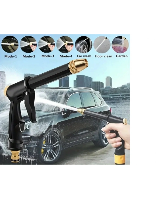 Yüksek Basınçlı Ayarlanabilir Bahçe Sulama Araba Yıkama Püskürtme Tabancası