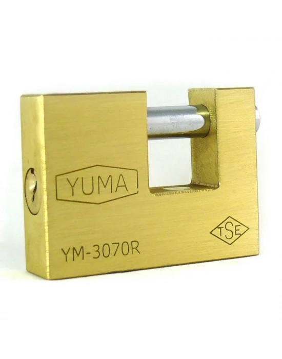 Yuma Kayar Milli Pirinç Asma Kilit 80mm