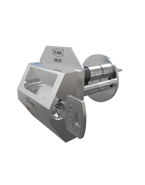 Yuma Kilitli Kapı Güvenlik Çelik Rozeti - Sağ