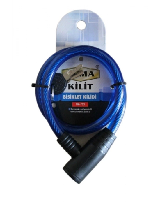Yuma Ym-733 Mavi 65 Cm Bisiklet Kilidi