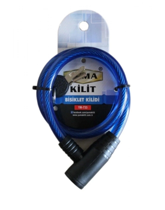 Yuma Ym-733 Mavi 65 Cm Bisiklet Kilidi