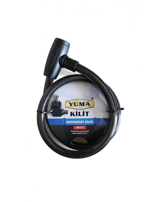 Yuma Ym-735 120 Cm 20 Mm Motorsiklet Kilidi