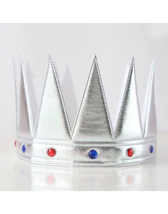 Yumuşak Gümüş Kral Tacı 55 cm