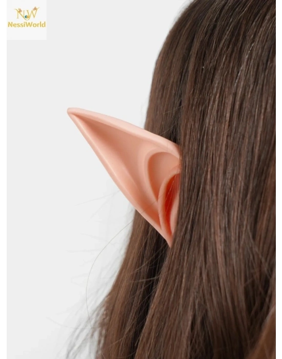 Yumuşak Malzemeden İmal Lateks Elf Kulağı 1 Çift 10x5 cm