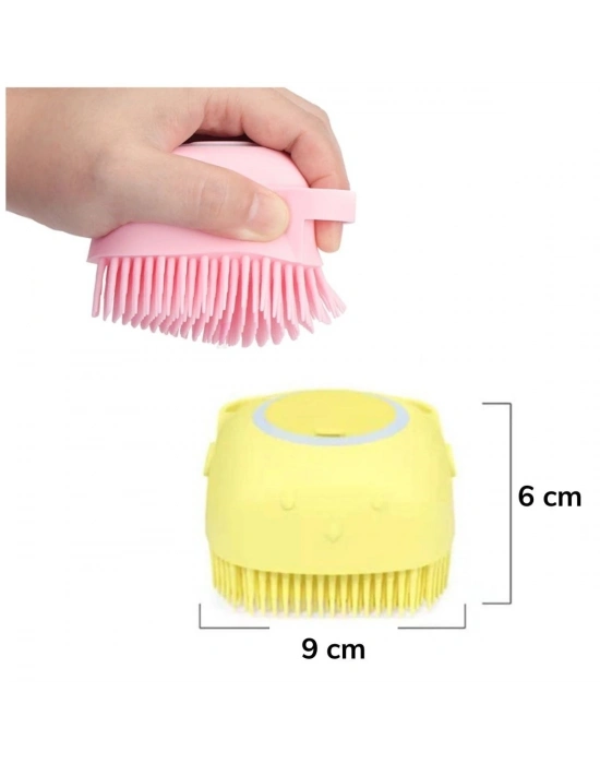 ®  Yumuşak Silikon Malzemeli Esnek Jel Hazneli Masaj Fonksiyonlu Etkili Banyo Duş Kese Lifi