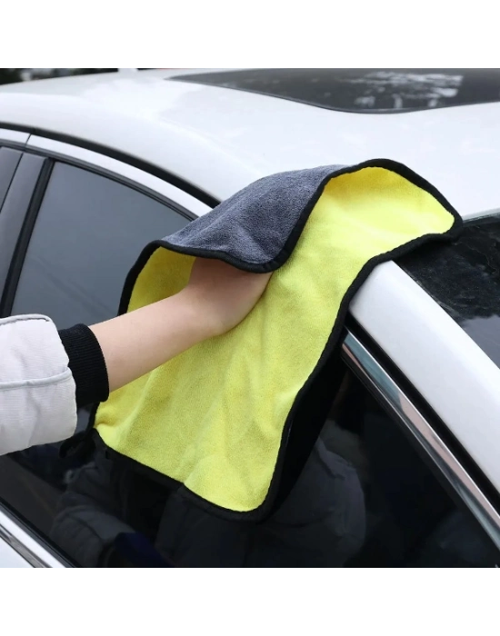 Yünlü Mikrofiber Araba Temizlik Bezi 50x70 cm