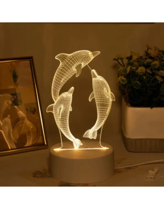 Yunus Tasarımlı Gece Lambası