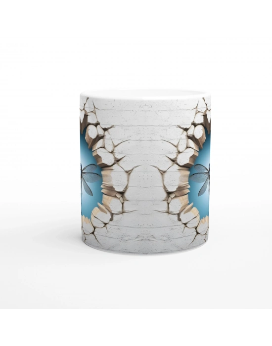 Yusufçuk Kanatları Baskılı Kupa Bardak