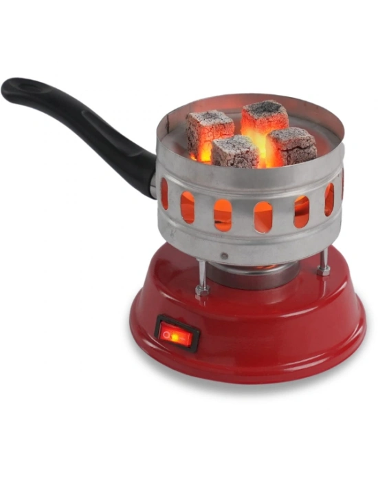 Yuvarlak Galvaniz Elektrikli Nargile Köz Ocağı