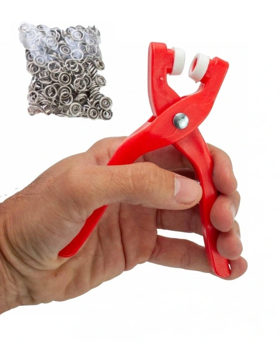 Yuvarlak Halkalı Kuş Gözü Pensesi 9.5 Mm - Bebek Elbise Çıtçıt Montaj Seti 100lü