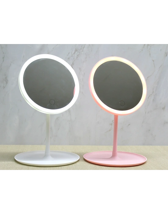 Yuvarlak Ledli Makyaj Aynası