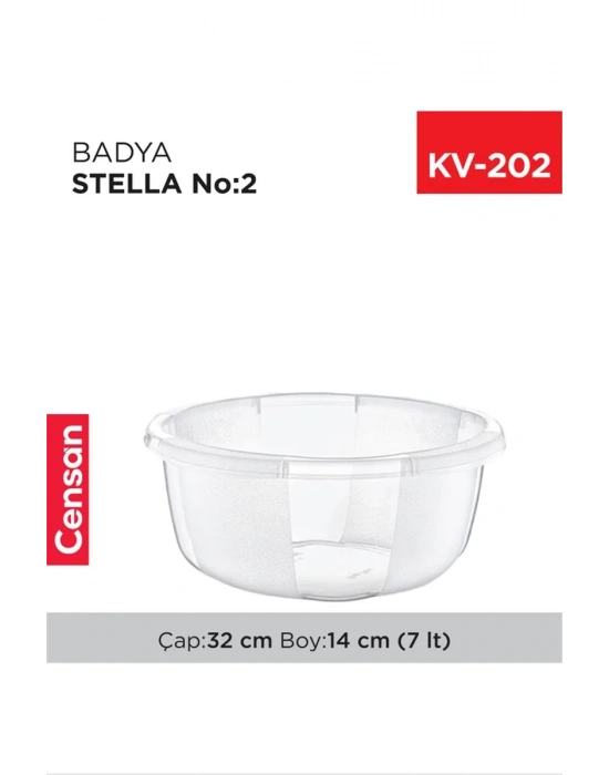 Yuvarlak Şeffaf Badya 1 Adet 2 No Royaleks-E174