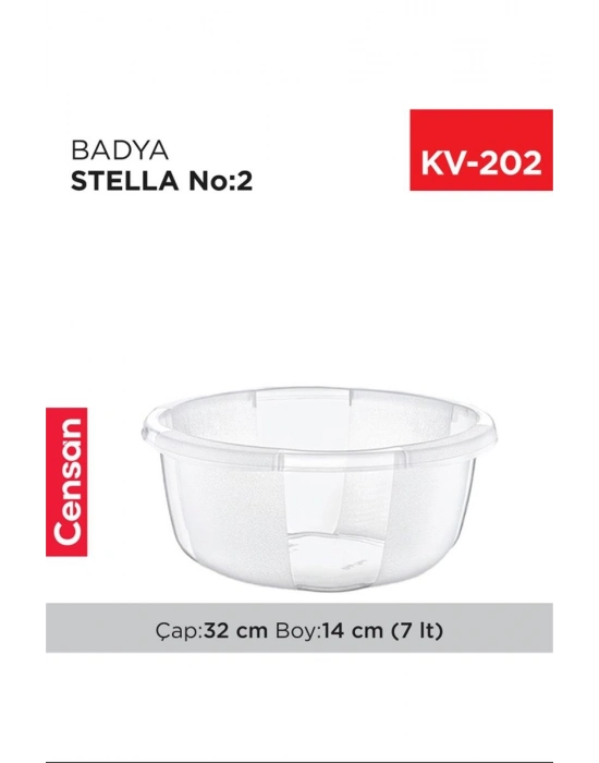 Yuvarlak Şeffaf Badya 1 Adet 2 No Royaleks-E174