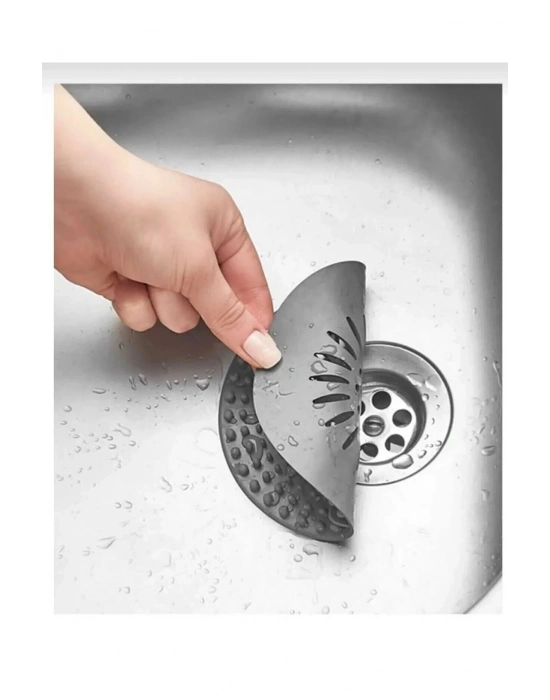 Yuvarlak  Süzgeçli Silikon Mutfak  Lavabo Ve Küvet Süzgeci Gider Süzgeci