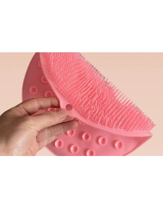 ® Yuvarlak Vantuzlu Banyo Sırt Kese Matı 26 cm