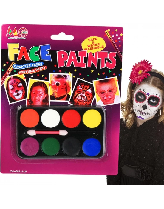 Yüz Boyama Seti 8 Renk