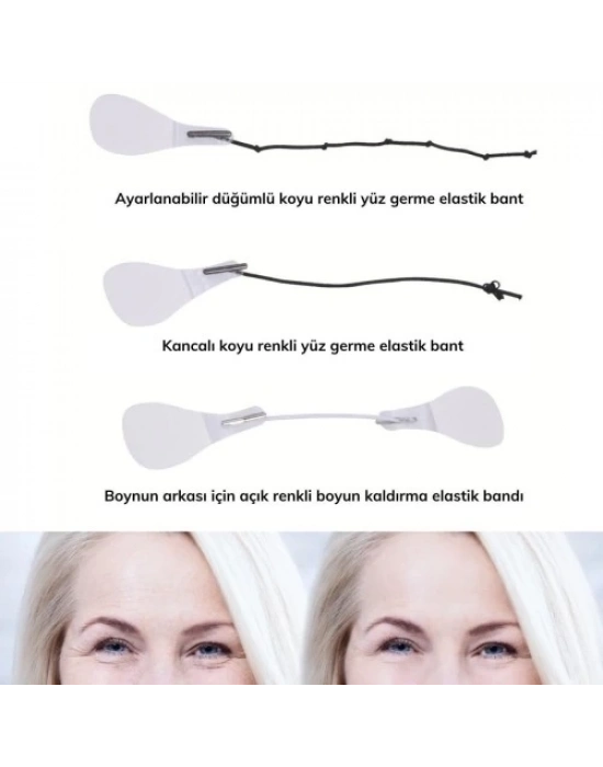 Yüz Kaş Ve Boyun Gerdirme Bant Seti (10 Adet)