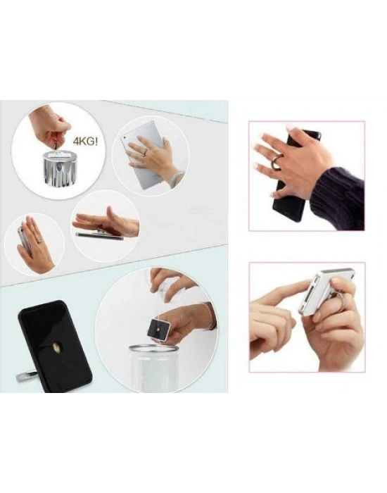 Yüzük Tasarım Telefon Tablet Tutucu Selfie Yüzüğü