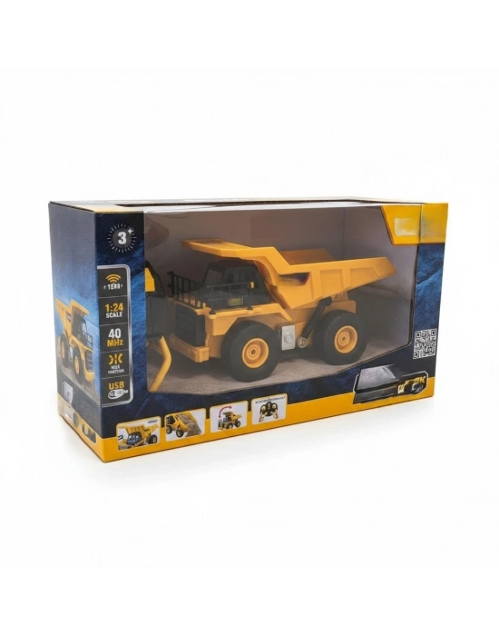 Z6811A U/K ŞARJLI 1:24 İŞ MAK.KAMYON 40MHZ
