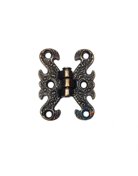 Zamak Kelebek Menteşe - Küçük, 30x40mm, Oksit, 1 Adet