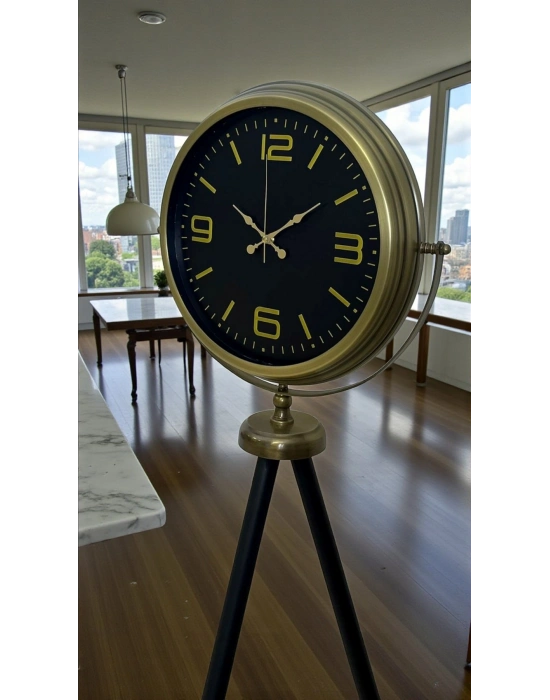 ® Zamanın Asaleti Eskitme Tripod Ayaklı Saat