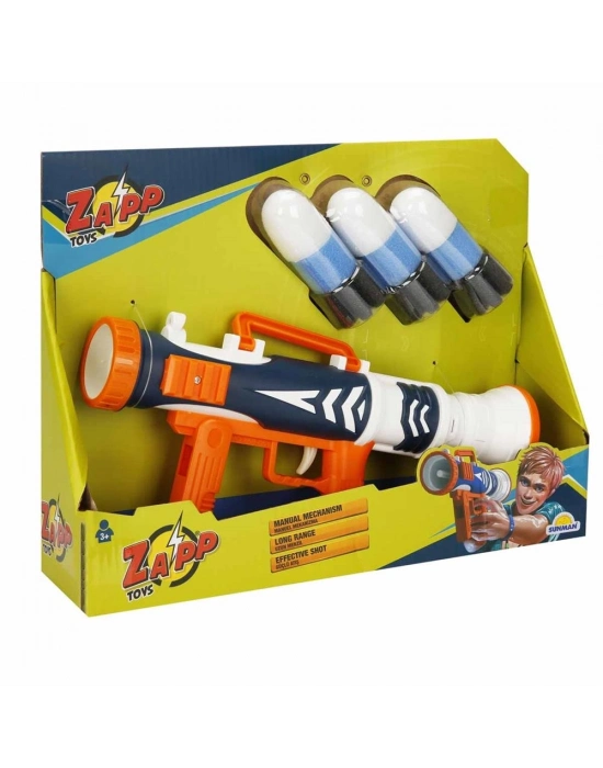 ® Zapp Toys Victory 3 Mermili Sünger Dart Atan Silah 25 cm