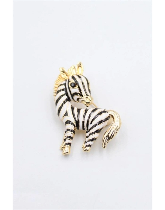 Zebra Broş - ÇOK RENKLİ