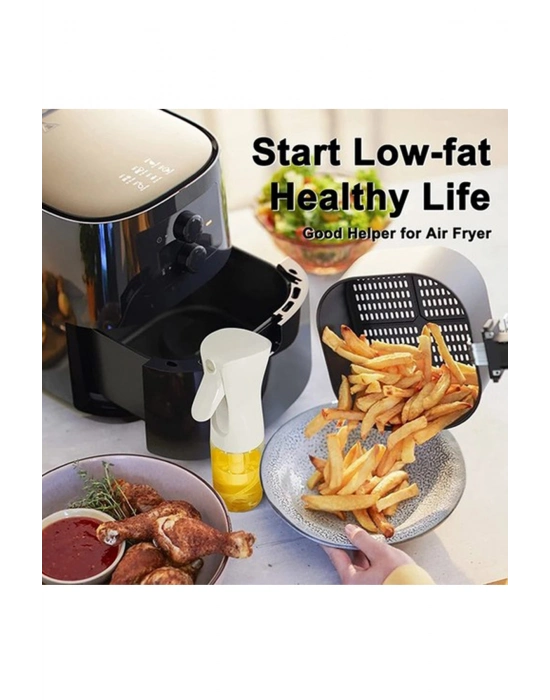 Zeytinyağı Limon Cam Sprey Şişesi Cam Yağ Püskürtücü Yağdanlık Airfryer Tasarruf 200 ml
