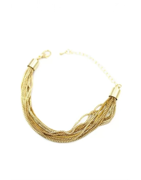 Zincirli Bileklik - Altın