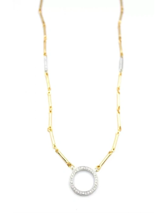 Zincirli Vip Kolye - Altın